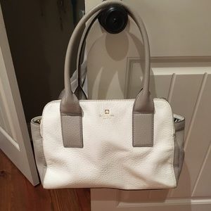 Kate Spade White and Beige Bag